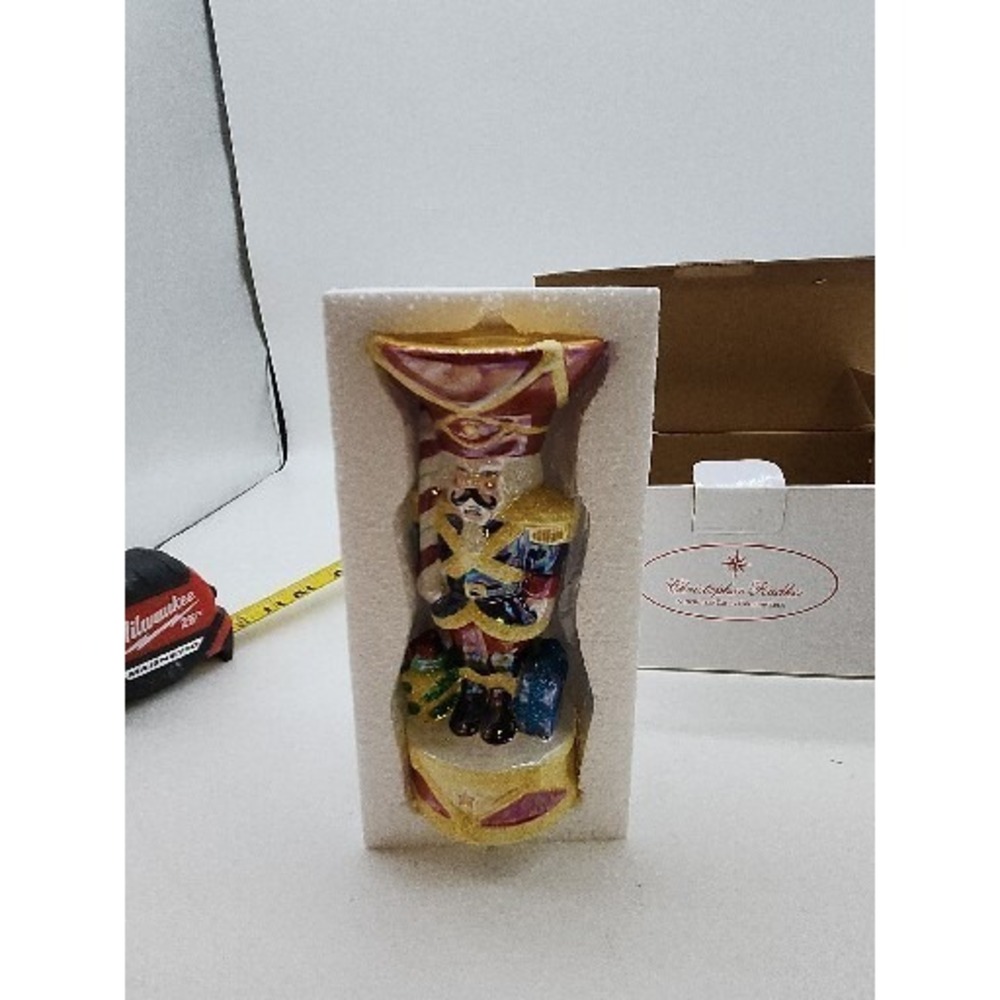 New Christopher‎  Radko Nutcracker Dandy Taper 7" Candleholder 2003